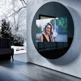Зеркальный телевизор TELE-ART Сircle Q50Q9С-BL