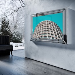 Зеркальный телевизор TELE-ART Crystal Frame Q50Q9B-LI